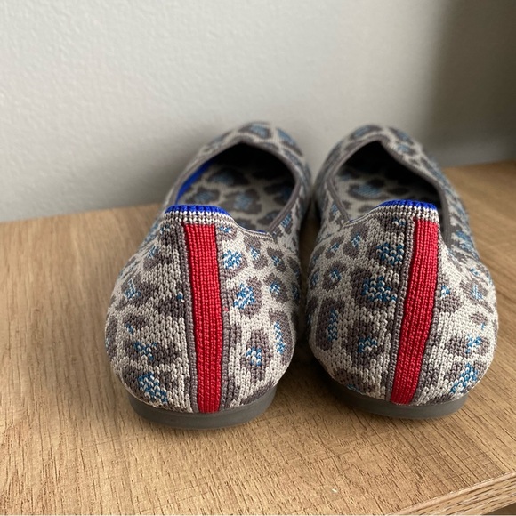 Rothy’s Spotted Leopard Round Toe Flats - Picture 2 of 11